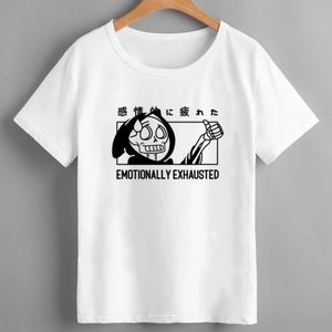 Skull Print Graphic Cotton T-Shirt